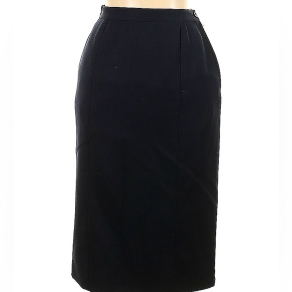 Giorgio Armani Lana Wool Midi Skirt - Picture 1 of 2